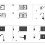 Варианты моек и кранов для Польских кухонь
